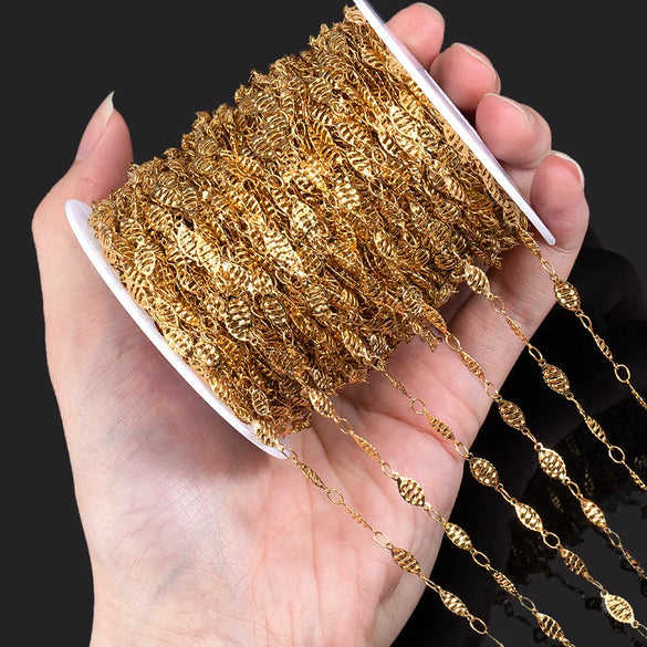 1 Piece 304 Stainless Steel 1M Jewelry Accessories Chain