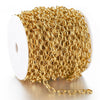 1 Piece 304 Stainless Steel 1M Jewelry Accessories Chain