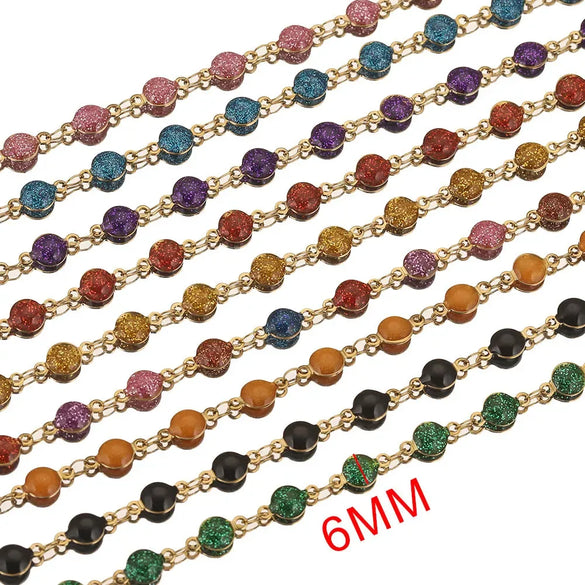 1 Piece 304 Stainless Steel Cable Chain 1M Jewelry Accessories