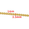 1 Piece 304 Stainless Steel Coffee Bean Chain Round Pearl Chain Cable Chain Jewelry Accessories