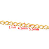 1 Piece 304 Stainless Steel Coffee Bean Chain Round Pearl Chain Cable Chain Jewelry Accessories