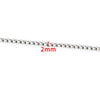1 Piece 304 Stainless Steel Coffee Bean Chain Round Pearl Chain Cable Chain Jewelry Accessories