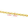 1 Piece 304 Stainless Steel Coffee Bean Chain Round Pearl Chain Cable Chain Jewelry Accessories