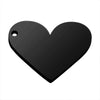 1 Piece 304 Stainless Steel Customization Laser Engraving Heart Shape Pendant