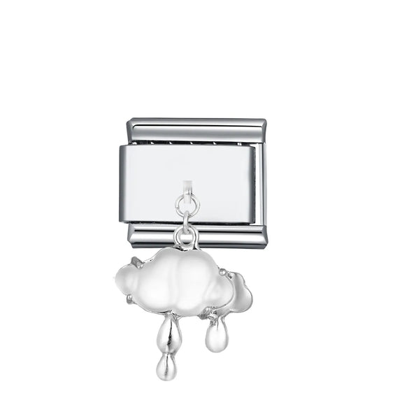 1 Piece 304 Stainless Steel Geometric Italian Charms