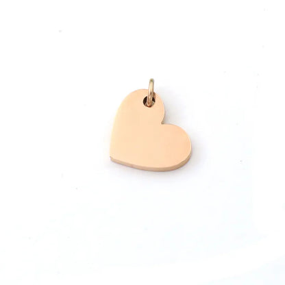 1 Piece 304 Stainless Steel Heart Shape Pendant