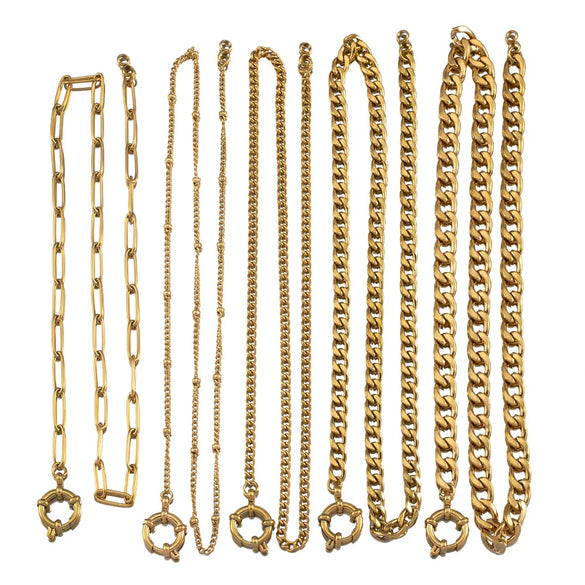 1 Piece 304 Stainless Steel Jewelry Accessories Chain