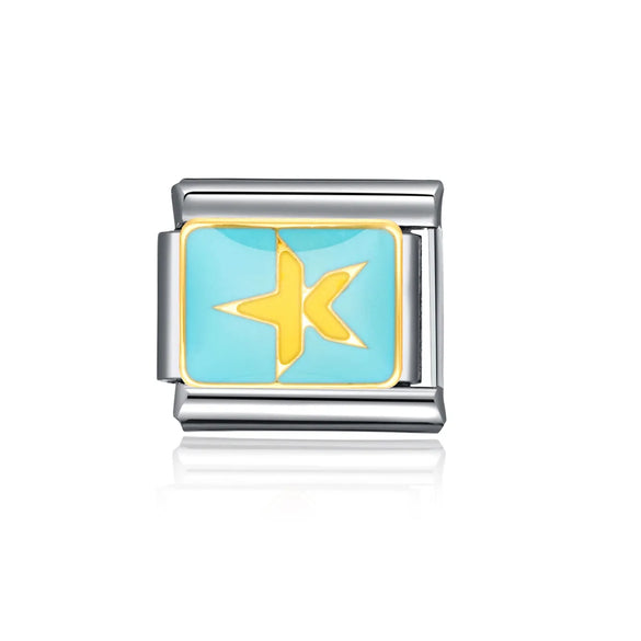 1 Piece 304 Stainless Steel Number Heart Shape Beads