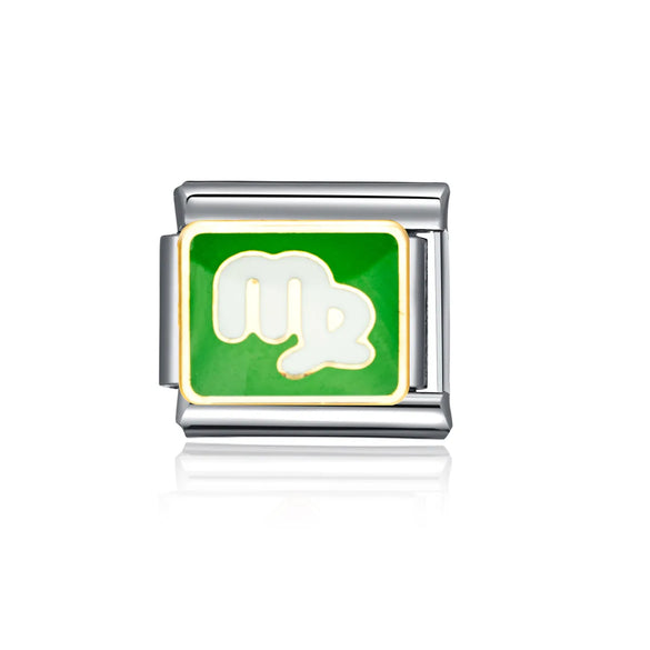 1 Piece 304 Stainless Steel Number Heart Shape Beads