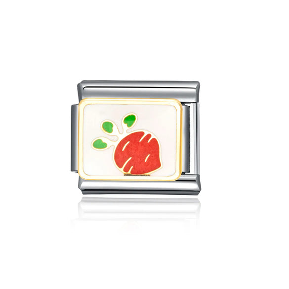 1 Piece 304 Stainless Steel Number Heart Shape Beads