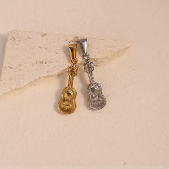 1 Piece 304 Stainless Steel Solid Color Pendant