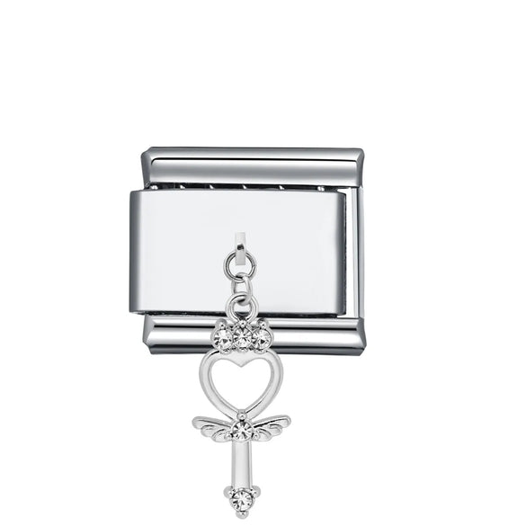 1 Piece 304 Stainless Steel Star Floral Butterfly Italian Charms