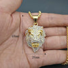 1 Piece 316 Stainless Steel  Lion Pendant