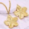 1 Piece 31mm 304 Stainless Steel Flower Pendant