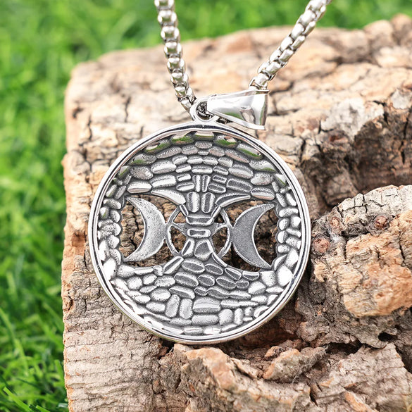 1 Piece 35mm * 39mm 316 Stainless Steel  Star Moon Polished Pendant Chain