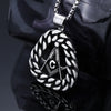 1 Piece 37.5*55.3mm 316 Stainless Steel  Devil'S Eye Polished Pendant Chain