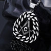 1 Piece 37.5*55.3mm 316 Stainless Steel  Devil'S Eye Polished Pendant Chain