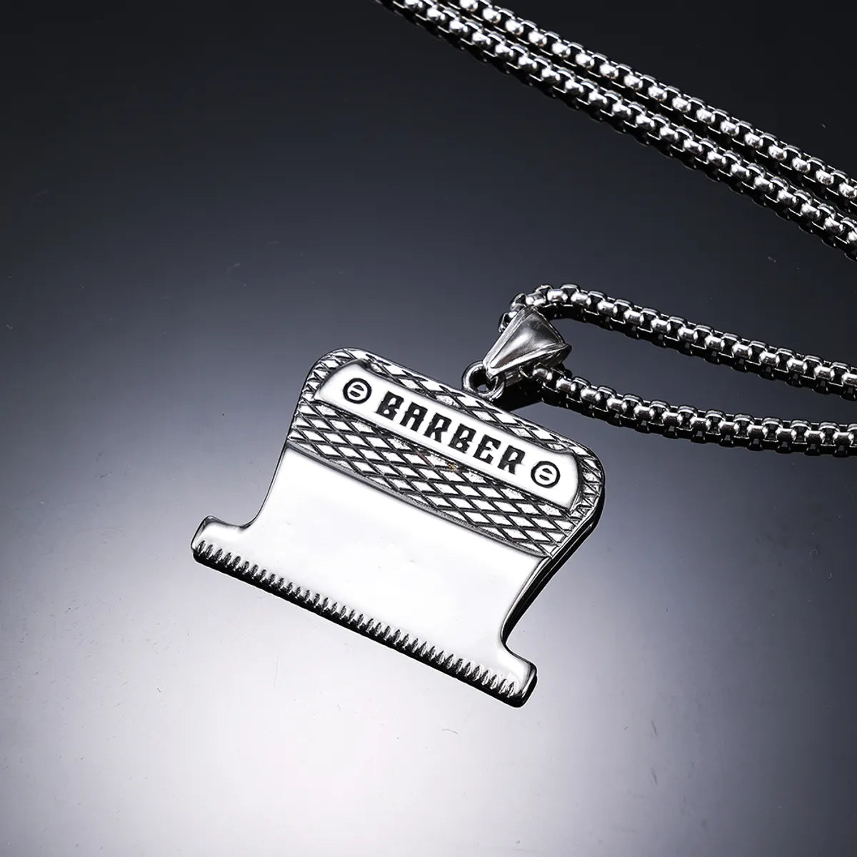 1 Piece 40mm * 30mm 316 Stainless Steel  Musical Instrument Polished Pendant Chain