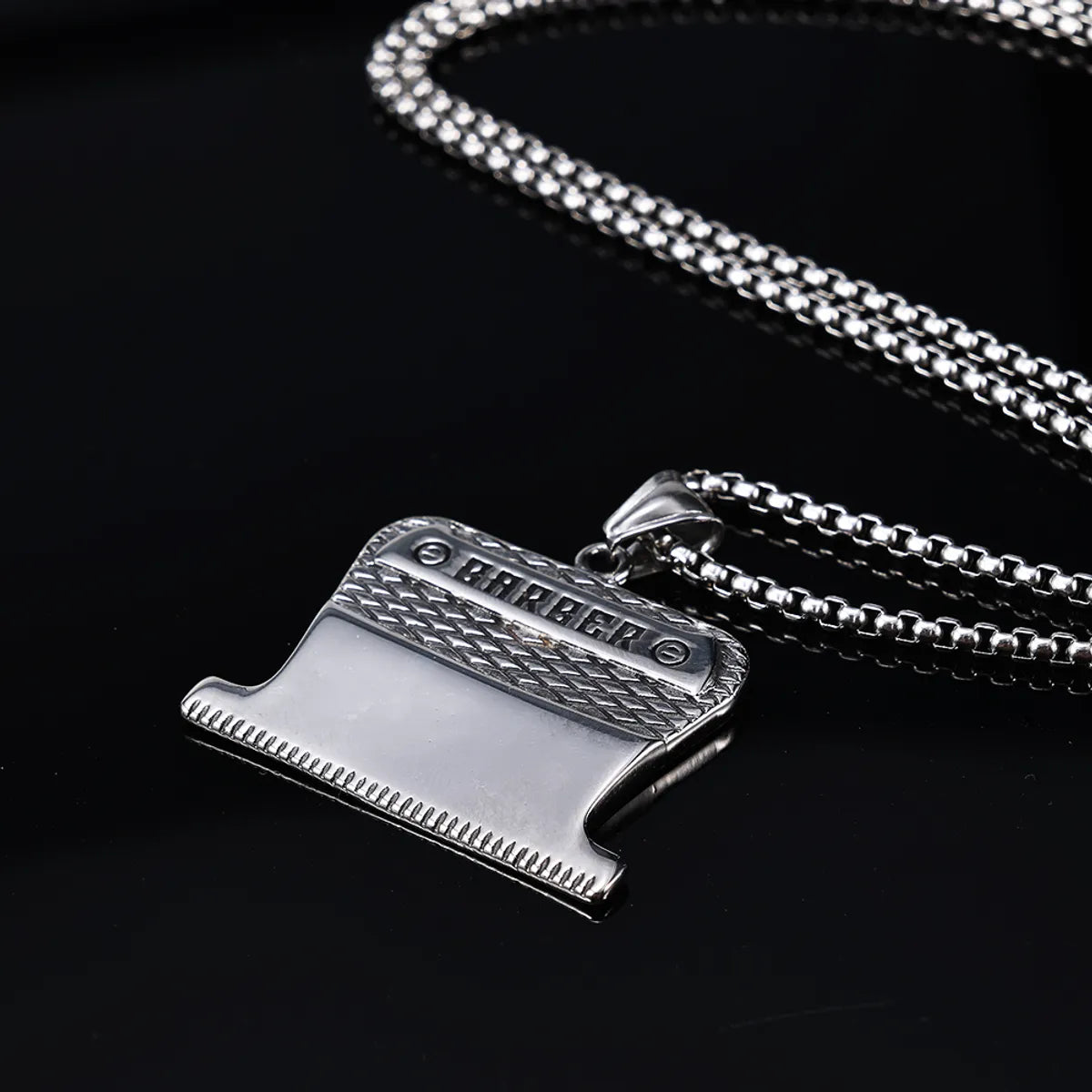 1 Piece 40mm * 30mm 316 Stainless Steel  Musical Instrument Polished Pendant Chain