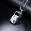 1 Piece 45.5*20.8mm 316 Stainless Steel  Whistle Polished Pendant Chain