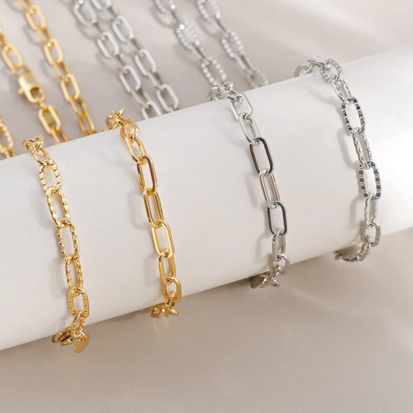 1 Piece 45cm Copper 18K Gold Plated Jewelry Accessories