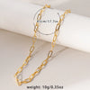 1 Piece 45cm Copper 18K Gold Plated Jewelry Accessories