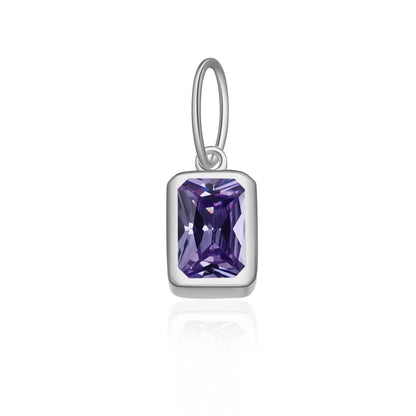 1 Piece 5*8mm Hole 5~5.9mm Sterling Silver Zircon 18K Gold Plated Rectangle Polished Pendant Chain Jump Ring