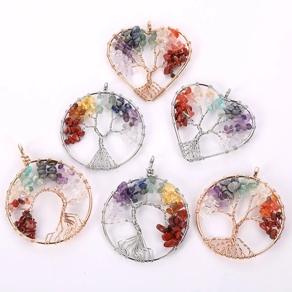 1 Piece 50mm Artificial Crystal Life Tree Pendant