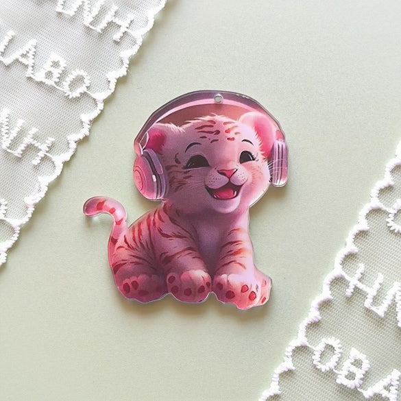 1 Piece 55*77mm Arylic Animal Cartoon Pendant