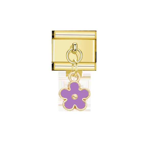 1 Piece 9*10mm 304 Stainless Steel Color Block Heart Shape Bow Knot Italian Charms