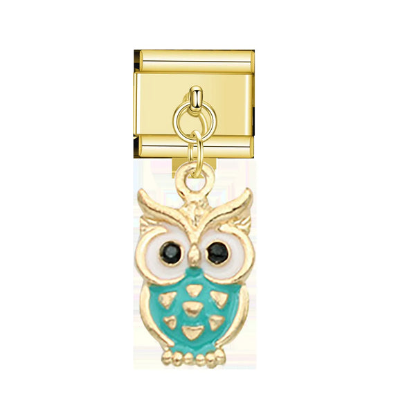 1 Piece 9*10mm 304 Stainless Steel Color Block Heart Shape Bow Knot Italian Charms