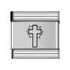 1 Piece 9*10mm 304 Stainless Steel Cross Italian Charms