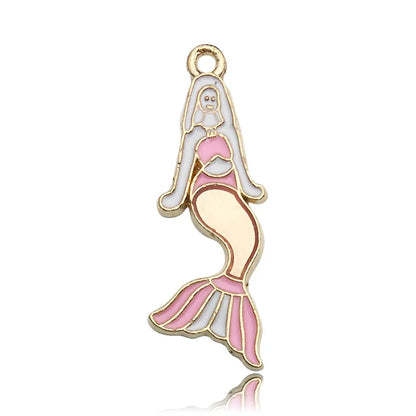 1 Piece Alloy Fish Tail Pendant