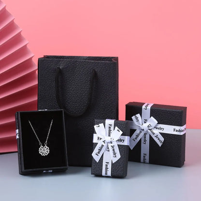 1 Piece Basic Bow Knot Paper Jewelry Boxes