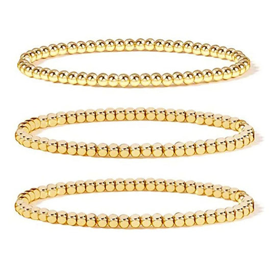 1 Piece Basic Solid Color Metal Unisex Bracelets