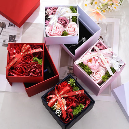 New Creative Double Layer Rotating  Gift Box