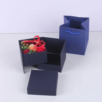 New Creative Double Layer Rotating  Gift Box