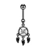 1 Piece Belly Rings Simple Style Geometric 316 Stainless Steel  Copper Inlay Zircon