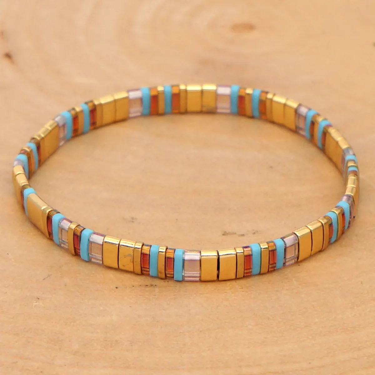 Bohemian Colorful Glass Glass Wholesale Bracelets