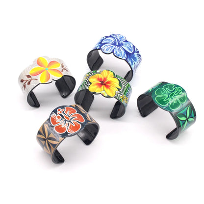 1 Piece Bohemian Flower Arylic Women's Bangle