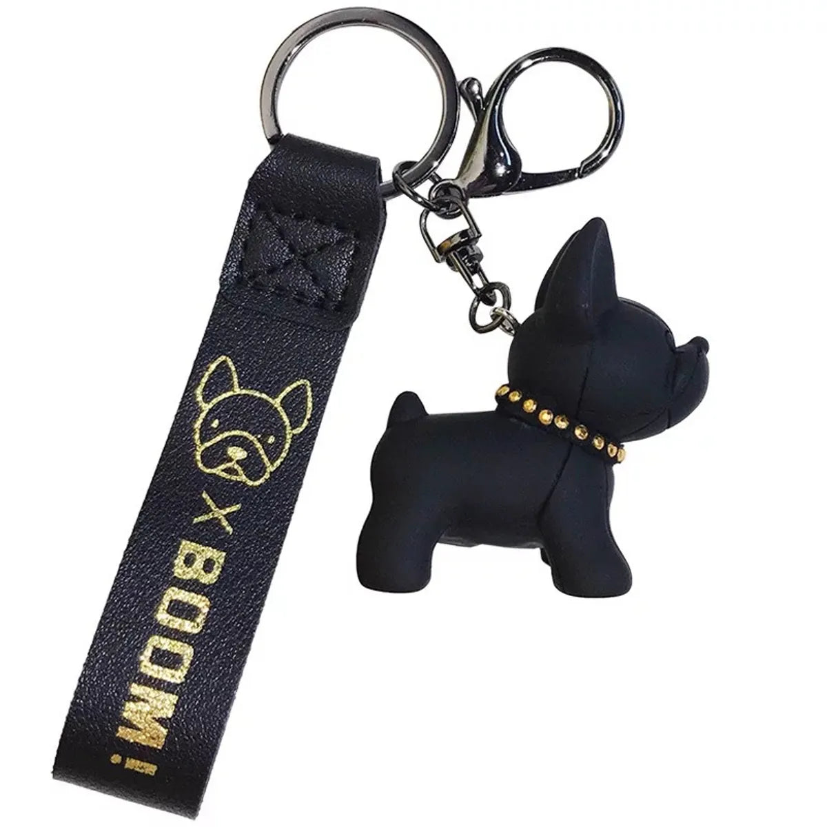 1 Piece Cartoon Style Dog Rubber Unisex Bag Pendant Keychain