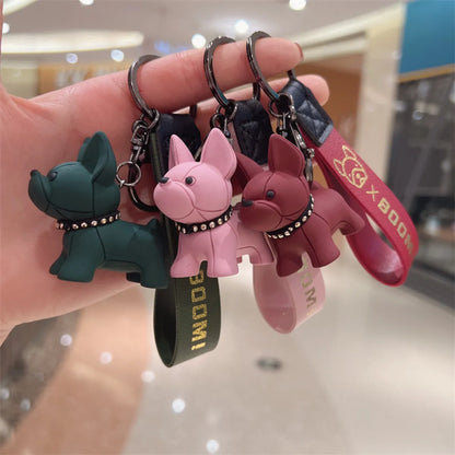 1 Piece Cartoon Style Dog Rubber Unisex Bag Pendant Keychain