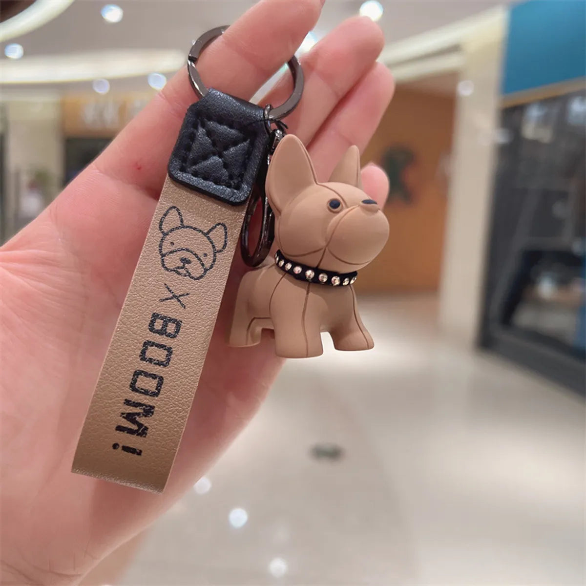 1 Piece Cartoon Style Dog Rubber Unisex Bag Pendant Keychain