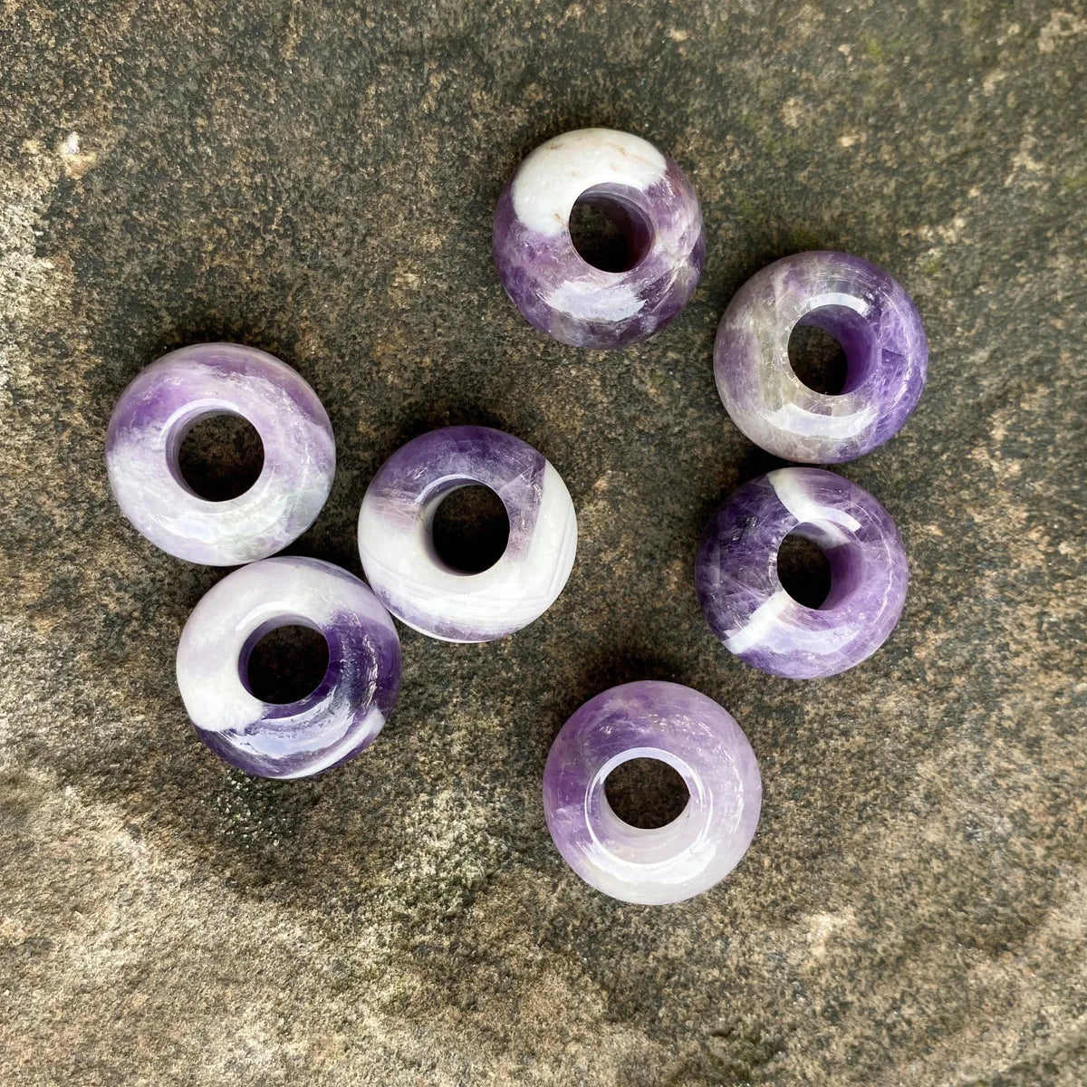 1 Piece Natural Stone Geometric Polished Beads