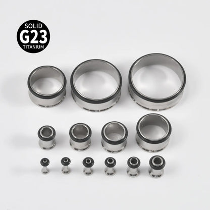 1 Piece Casual Hip-Hop Simple Style Round Polishing Pure Titanium Ear Studs