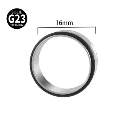 1 Piece Casual Hip-Hop Simple Style Round Polishing Pure Titanium Ear Studs