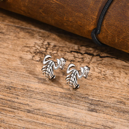 1 Piece Casual Simple Style Scorpion Stainless Steel Ear Studs