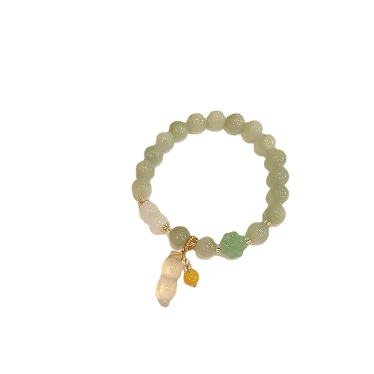 1 Piece Chinoiserie Geometric Jade Women's Bracelets