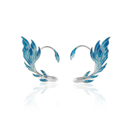 1 Piece Classic Style Geometric Fish Plating Alloy Ear Cuffs