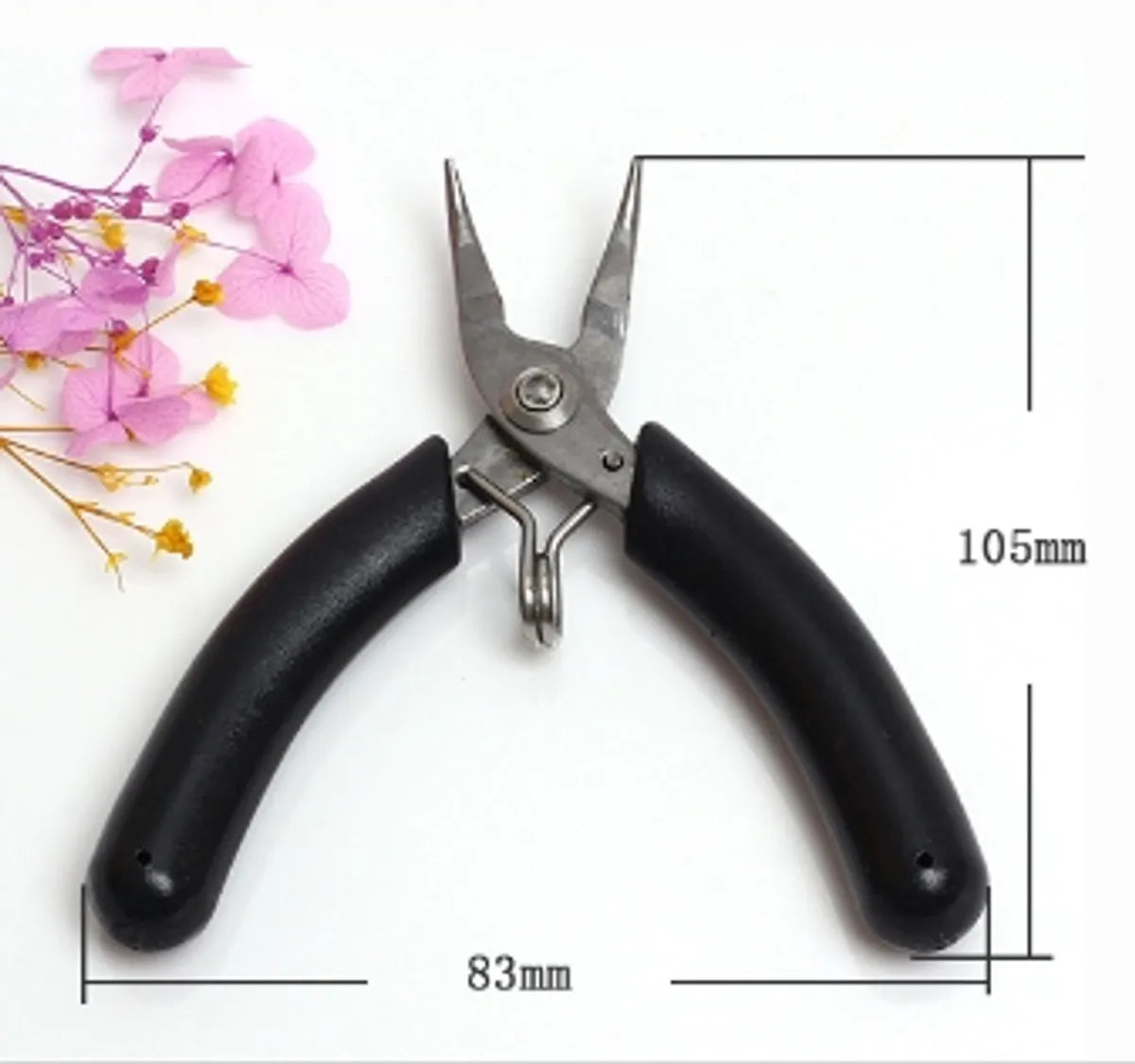 1 Piece Classic Style Solid Color Stainless Steel Pliers